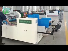 Tipo de estratificação pré-revestindo automático da entrega do papel da máquina 1320 da flauta do filme