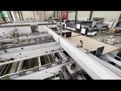 Máquina de colagem automática dobrável de dupla peça