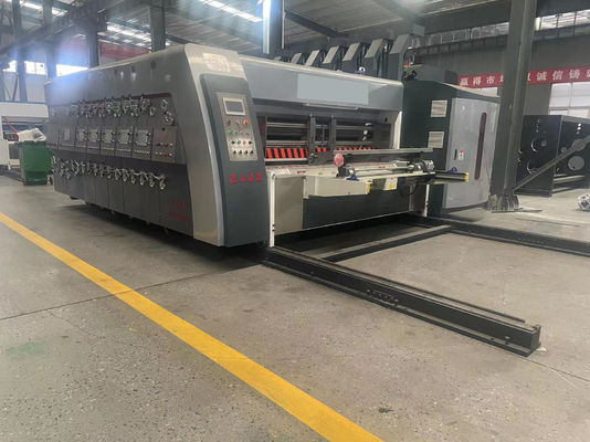 qualidade  Flexo Folder Gluer Casemaker with 50-70mm Wall Thickness, ±0.5mm Printing Precision, and Flexo Box Glue System Fábrica