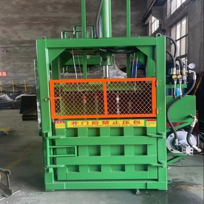 qualidade  Single Cylinder Waste Paper Baler Packer Wrapping Machine ISO CE Fábrica