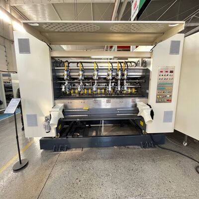 qualidade  Max Width 2500 Mm Thin Blade Slitter Scorer Machine Making Corrugated Cardboard Equipped With 3 Kinds Of Scorer Mode Ensuring Processing Fábrica