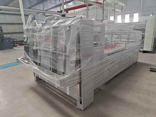 qualidade  Semi Automatic Computerised Slotter Flexo Folder Gluer with 60pcs/min Speed and 50-70mm Wall Thickness Fábrica