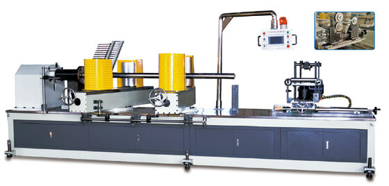 qualidade  TZ-200 Four Head Triple Blade Automatic CNC Paper Tube Making Machine with 220v/380v/440v Voltage Fábrica