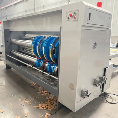 qualidade  PLC Control Rotary Slotting Machine With 4 Groups Knives Designed To Improve Slotting Accuracy And Operational Efficiency Fábrica