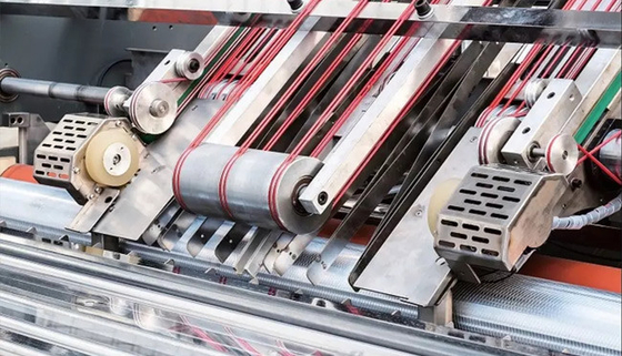 Laminador de estratificação do cartão ondulado da máquina da flauta automática do OEM 5T
