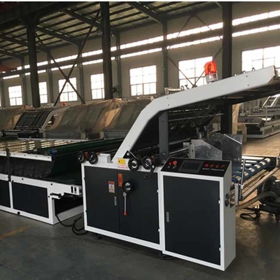 Máquina de estratificação da flauta semi automática do PLC para cartão ondulado