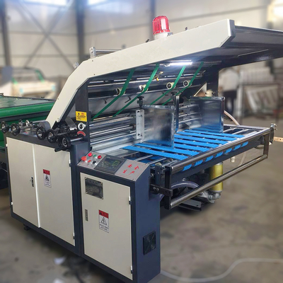 Máquina de estratificação da flauta ondulada semi automática da caixa