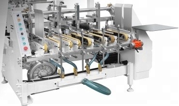 Dobradura fria da alta velocidade do ponto 4&6 e máquina da colagem para a caixa da caixa