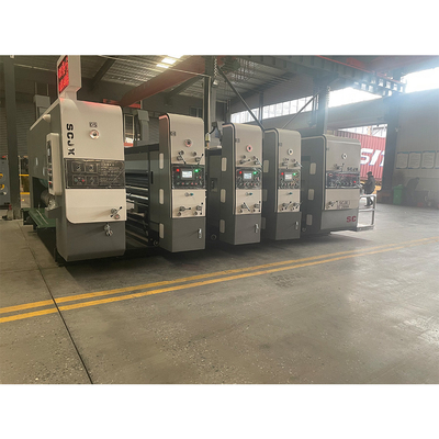 tinta cortando modelo da cor da máquina três de 220v 2800mm Flexo Printing Slotting
