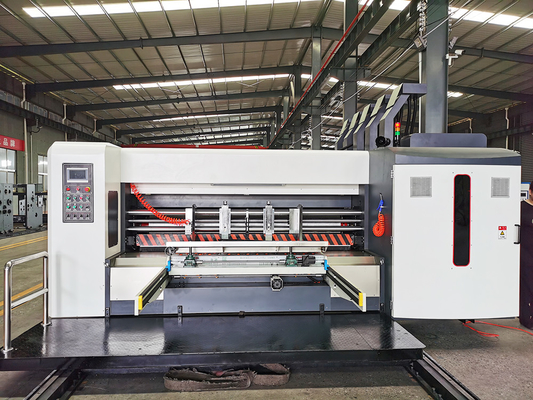 Máquina de impressão ondulada 380V de Flexo da caixa do ferro da cartonagem da pizza