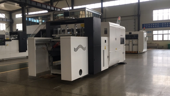 0-80 máquina vincando de Min Auto Die Cutting And das partes com o alimentador MY1500 da borda de ataque