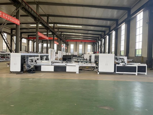 Máquina dobradora automática de papelão ondulado para caixa de papelão