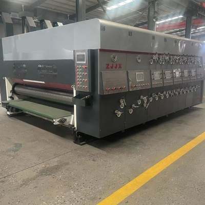 Entalho ondulado automático do alimentador de Eage da ligação da máquina de impressão de Flexo da caixa
