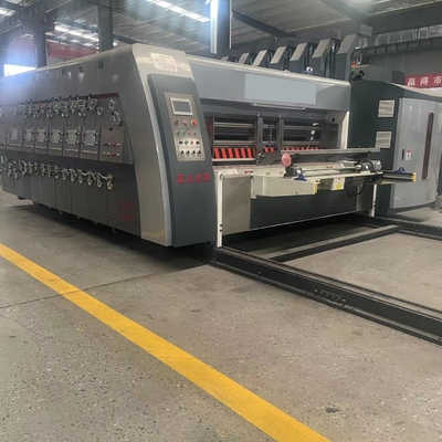 Entalho ondulado automático do alimentador de Eage da ligação da máquina de impressão de Flexo da caixa