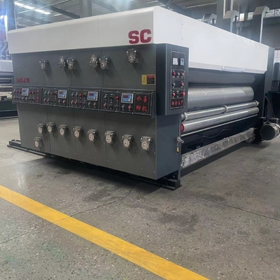 Entalho ondulado automático do alimentador de Eage da ligação da máquina de impressão de Flexo da caixa
