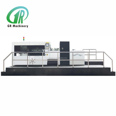 Máquina cortando de empacotamento vincando giratória semi automática da caixa de papel