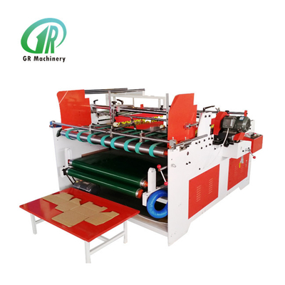 Única página 2000mm 3.2kw da caixa colorida semi automática de Gluer do dobrador de Flexo
