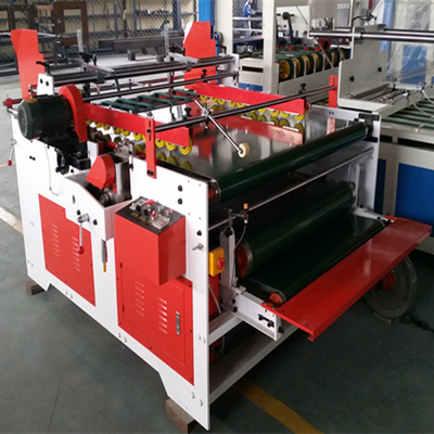 Única página 2000mm 3.2kw da caixa colorida semi automática de Gluer do dobrador de Flexo