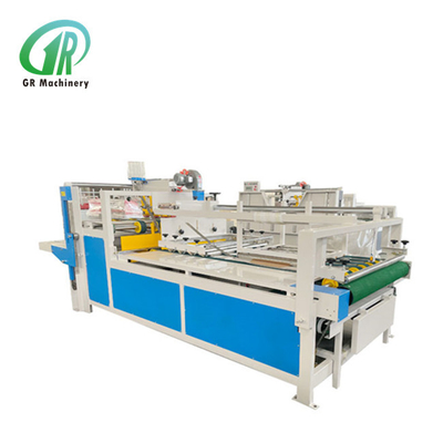 máquina semi auto de Gluer do dobrador de 2800mm para a produtividade alta do cartão