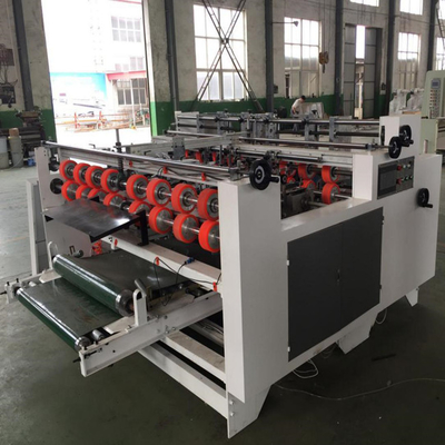 a alta velocidade de 2000mm 2 partes do dobrador ondulado Gluer da caixa faz à máquina semi auto