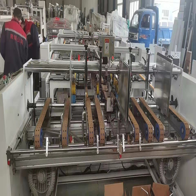 a alta velocidade de 2000mm 2 partes do dobrador ondulado Gluer da caixa faz à máquina semi auto
