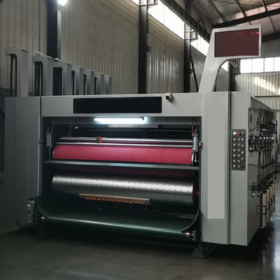 Chapeamento de Chrome ondulado de alta velocidade da máquina de impressão de Flexo da caixa