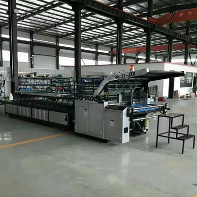 máquina de estratificação 1200mm Max Sheet Size da flauta de 800mm Máximo Rewinding Diâmetro
