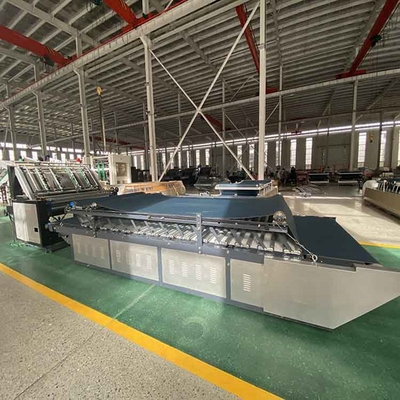 lado semi automático servo da máquina 6kw do laminador da flauta de 1600mm o único corrugou-se