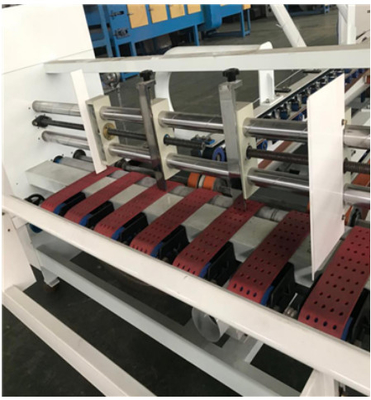 Máquina de costura de caixa corrugada totalmente automática de alta velocidade para papel