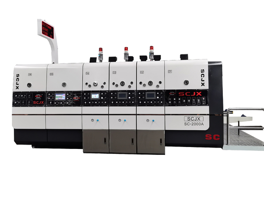 1400 3 cores automáticas corrugaram a máquina de impressão de Flexo com entalho para a caixa da pizza
