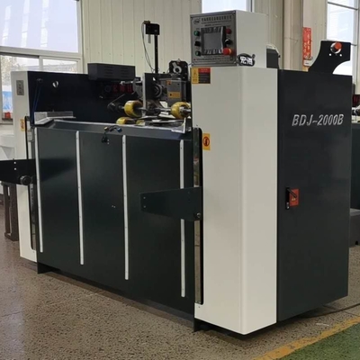Controle dobro de costura do PLC do servo motor da máquina da caixa semi automática da caixa