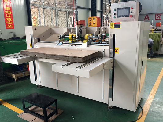 Da caixa automática servo da caixa do dobro de Mitsubishi máquina de costura para a cartonagem de papel
