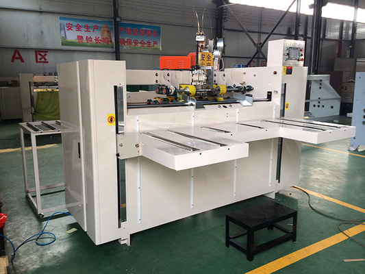 Da caixa automática servo da caixa do dobro de Mitsubishi máquina de costura para a cartonagem de papel