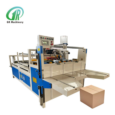 máquina 1200mm Max Gluing Length de Gluer do dobrador de 50mm Min Gluing Width Corrugated Carton 150mm Min Gluing Length
