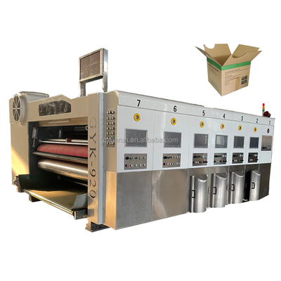 Máquina de impressão de Flexo da caixa da elevada precisão G6.3 com dureza imprimindo do cilindro de Hrc 50-55