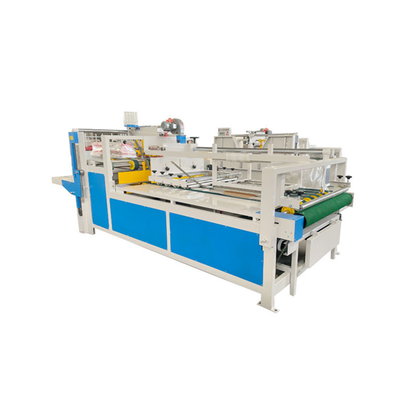 Máquina de dobrar e colar caixa de papelão ondulado durável com controle computadorizado
