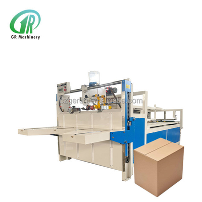 Máquina de colagem de pasta de cartão ondulado de fusão a quente semiautomática
