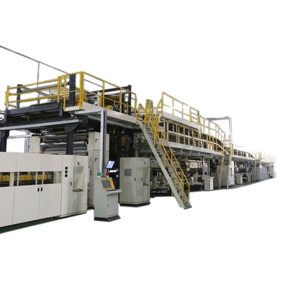 Linha de produção do cartão ondulado de 3 camadas