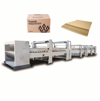 Linha de produção do cartão ondulado de 3 camadas com matéria prima de papel