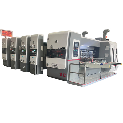 Dobradura de alta velocidade do metal e máquina da colagem para o uso industrial