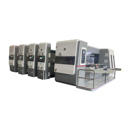 Impressora automática de alta velocidade Slotter Die Cutter Machine Plc