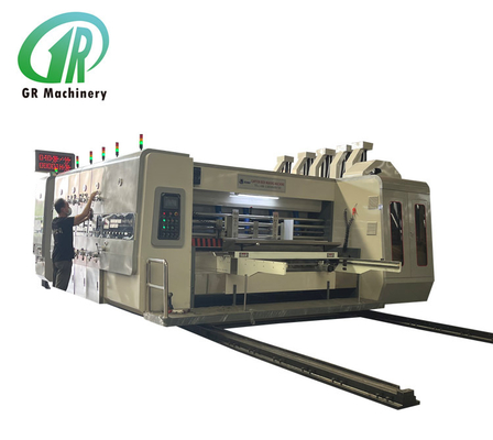 Máquina de impressão ondulada automática de alta velocidade de Flexo da caixa