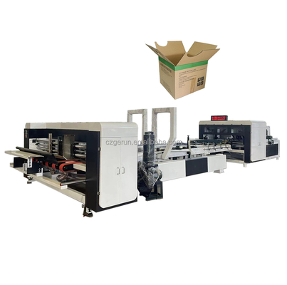 Máquina de colagem automática de pasta de caixa corrugada de alta velocidade Design avançado