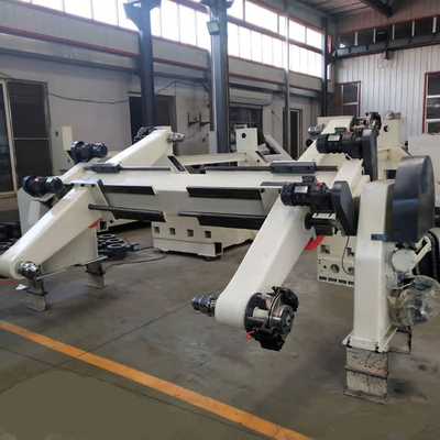 Linha de produção de cartão corrugado controlada por PLC com diâmetro do rolo principal de Φ242 mm