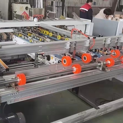 Dobrador da caixa da caixa e máquina ondulados automáticos de Gluer