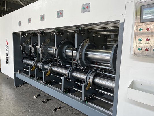 Sistema de controlo elétrico máquina de fecho rotativo corrugada versátil