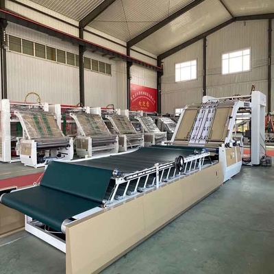 Máquina de estratificação ondulada de papel 30KW da caixa feita sob encomenda