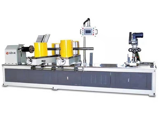 Tz-200 Máquina de Fabricação de Tubos de Papel Quatro Cabeças Cnc Single Knife