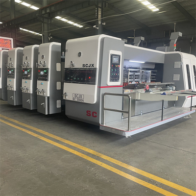 Impressão precisa caixa rotativa máquina de fabricação tratamento da superfície do cilindro totalmente automático