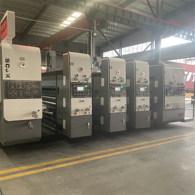 Máquina de Impressão de Caixa Flexo Corrugada de Alta Velocidade